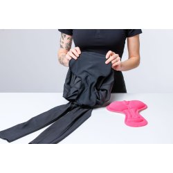 Laagasken tights med pad     -   til den sarte rytter