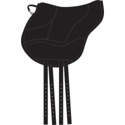 HG Velika bareback sadel