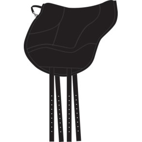 HG Velika bareback sadel