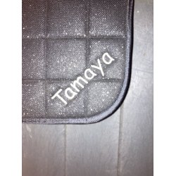 HG sadelunderlag med glitter