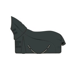 HG Adapting dkken med aftagelig hals, 1200D