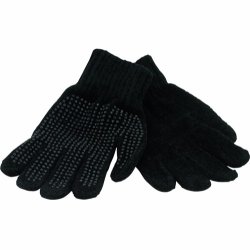 Strikhandsker med grip til brn