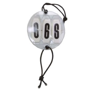 Nummerholder med elastik