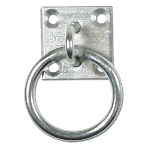 Opbindingsring med plade