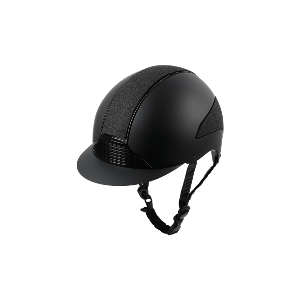 SWING H 24 ridehjelm m. glimmer og lille skygge