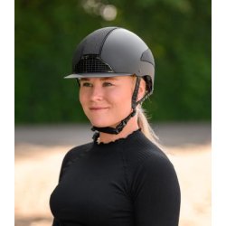 SWING H 24 ridehjelm m. glimmer og lille skygge