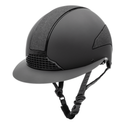 SWING H 24 ridehjelm m. glimmer og stor skygge