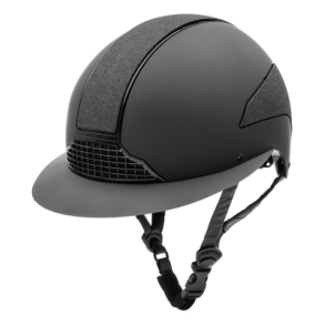 SWING H 24 ridehjelm m. glimmer og stor skygge