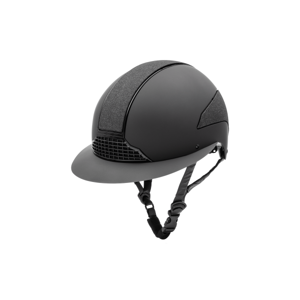 SWING H 24 ridehjelm m. glimmer og stor skygge